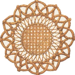 Hester & Cook Rattan Weave Placemat Set