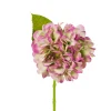 RAZ Real Touch Green and Purple Hydrangea Stem, 13"