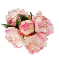 The Botanical Mix Real Touch Light Pink Peony Bouquet