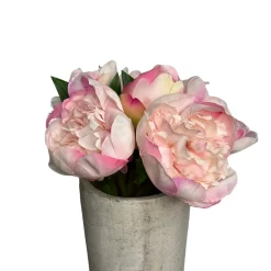 The Botanical Mix Real Touch Light Pink Peony Bouquet