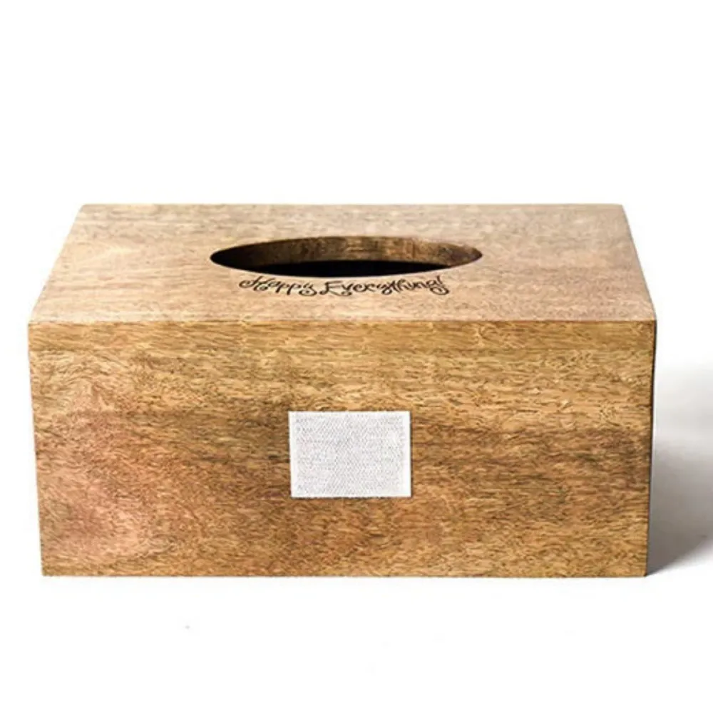 Happy Everything Rectangle Mini Tissue Box by !