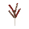 Liberty Floral Red and Leopard Frizzy Curly Pick