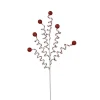 Craig Bachman Red and White Glitter Curl and Ball Spray