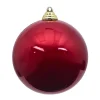 Farrisilk Red Candy Apple Finish Ball Ornament, 4"