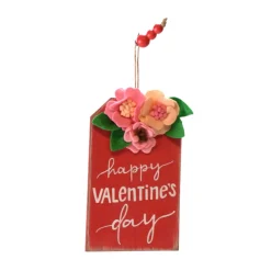 Direct Export Co. Red Floral Valentine's Day Ornament