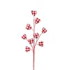 Liberty Floral Red Gingham Heart Spray