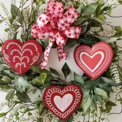 The Round Top Collection Red Hand Drawn Hearts