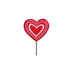The Round Top Collection Red Hand Drawn Hearts