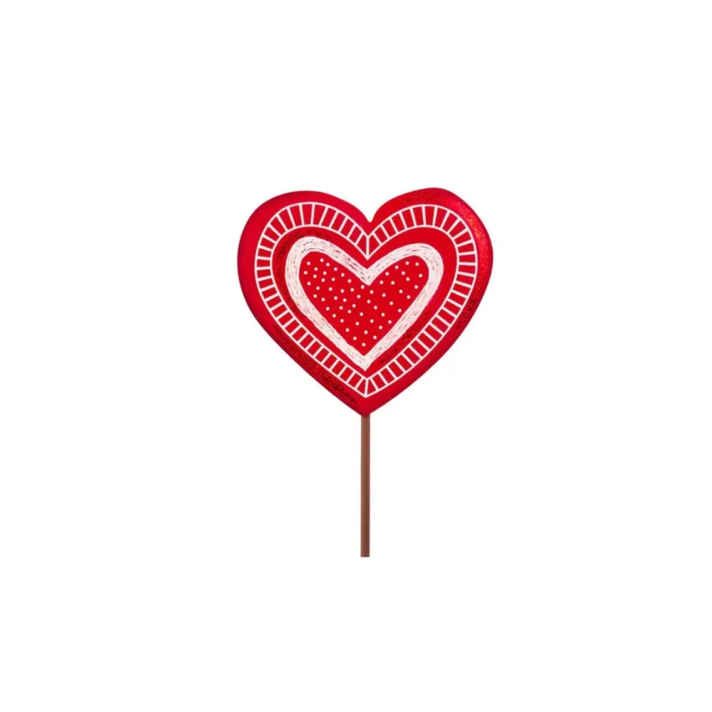 The Round Top Collection Red Hand Drawn Hearts