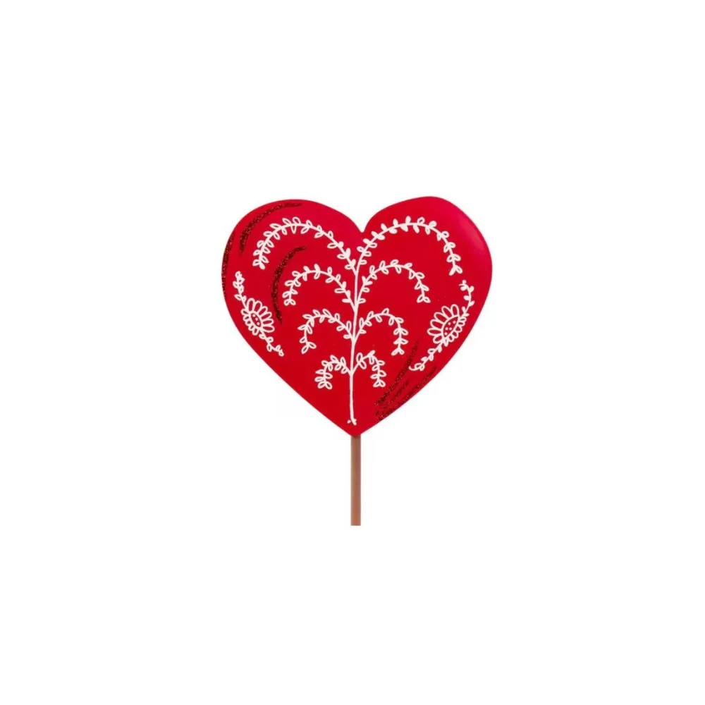 The Round Top Collection Red Hand Drawn Hearts