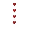 Burton & Burton Red Hanging Heart Novelty Garland