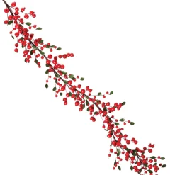 Regency Red Mixed Berry Leaf Garland, 48