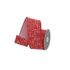 Farrisilk Red Valentine's Tweed Ribbon, 2.5" X 5YD