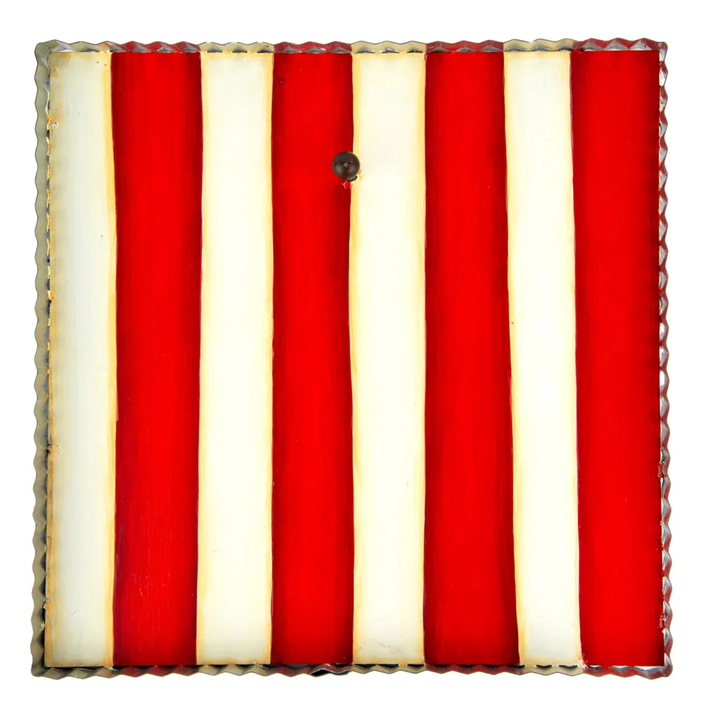 The Round Top Collection Red & White Gallery Art Display Board