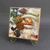 Farrisilk Rhinestone Santa by Celia Meadors