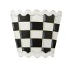 The Round Top Collection Ric Rac Pocket, Black and White