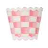 The Round Top Collection Ric Rac Pocket, Pink and White