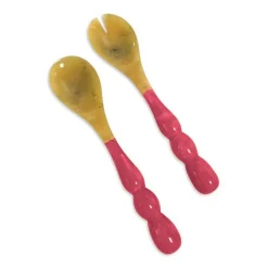 Beatriz Ball Rio Bubble Salad Servers, Pink