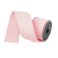 Farrisilk Rose Dupion Ribbon, 2.5" X 10YD