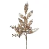 Mark Roberts Rose Gold Glittered Leaf Spray, 16"