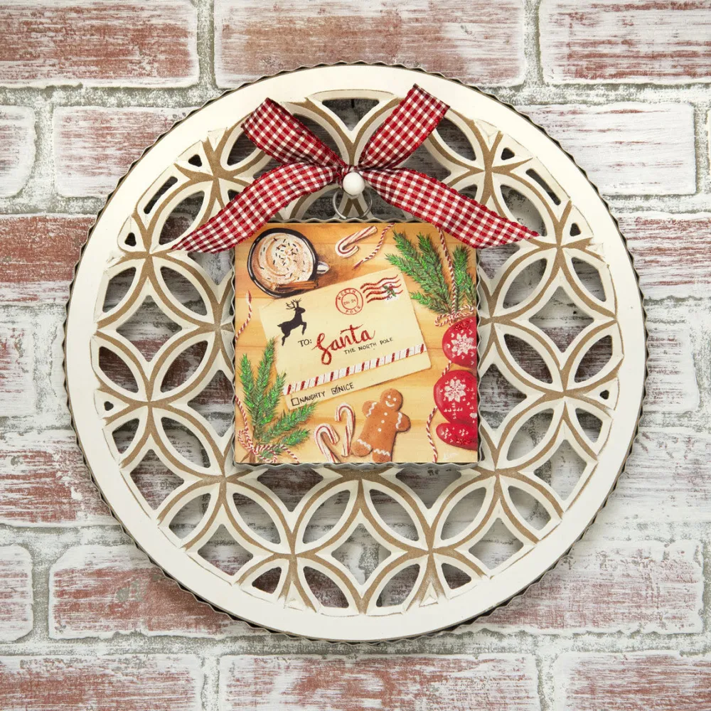 The Round Top Collection Round Lattice Gallery Art Display Board