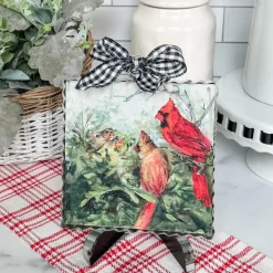 The Round Top Collection Rozie’s Cardinal Family Mini Gallery Art