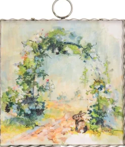 The Round Top Collection Rozie’s Garden Gate Mini Gallery Art