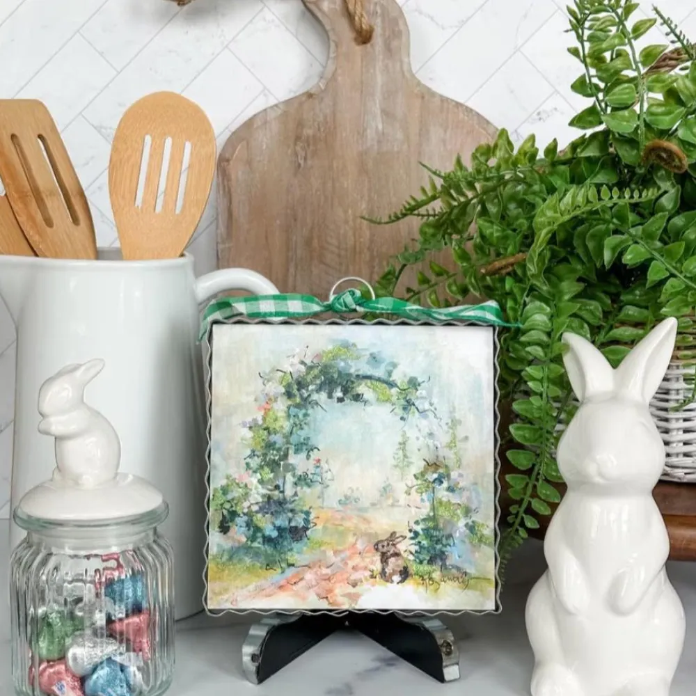 The Round Top Collection Rozie’s Garden Gate Mini Gallery Art