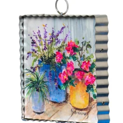 The Round Top Collection Rozie’s Table Flower Pots Mini Gallery Art