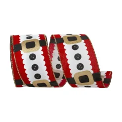 Reliant Ribbon Santa's Buttons Ribbon, 2.5" X 10YD