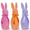 RAZ Sherbet Flocked Bunny, Large