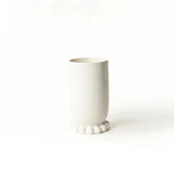 Coton Colors Signature White Cylinder Vase, Medium
