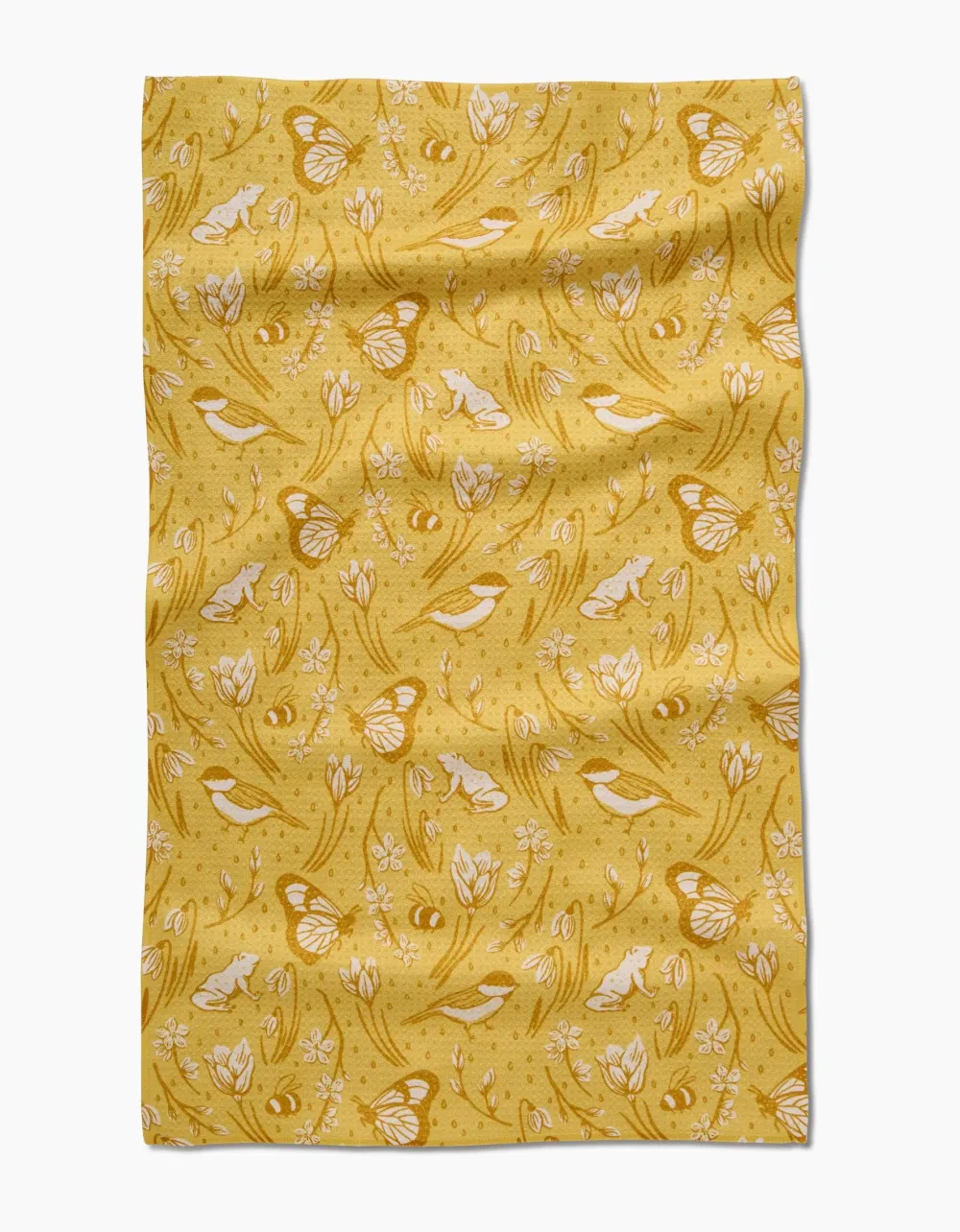 Geometry Signs of Spring Tea Towel