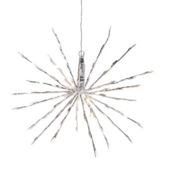 RAZ Silver Decorative Lighting, 28"