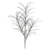 Regency Silver Glitter Sequin Pampas Grass Spray, 34"