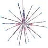 RAZ Silver Starburst with Red, White and Blue Lights, 12"