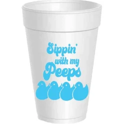 Sassy Cups Sippin with my Peeps Foam Cup Sleeve