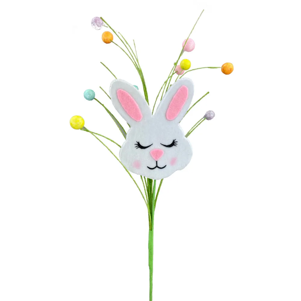 Liberty Floral Sleepy Bunny Head Spray