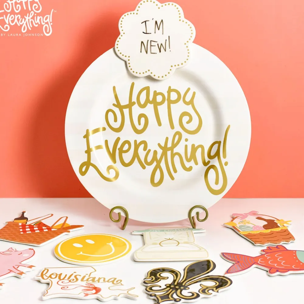 Happy Everything Smiley Face Big Attachment by !