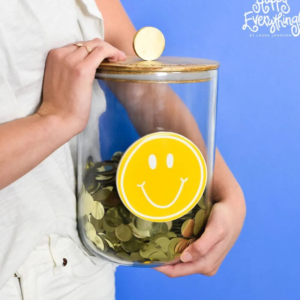Happy Everything Smiley Face Mini Attachment by !