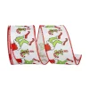 Reliant Ribbon Sneaky Green Monster Ribbon, 2.5" X 10YD