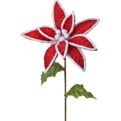 Regency Snow Edge Poinsettia Stem