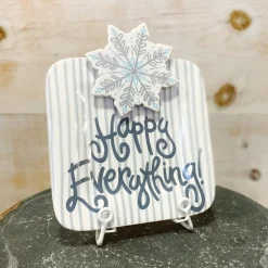 Happy Everything Snowflake Mini Attachment by !