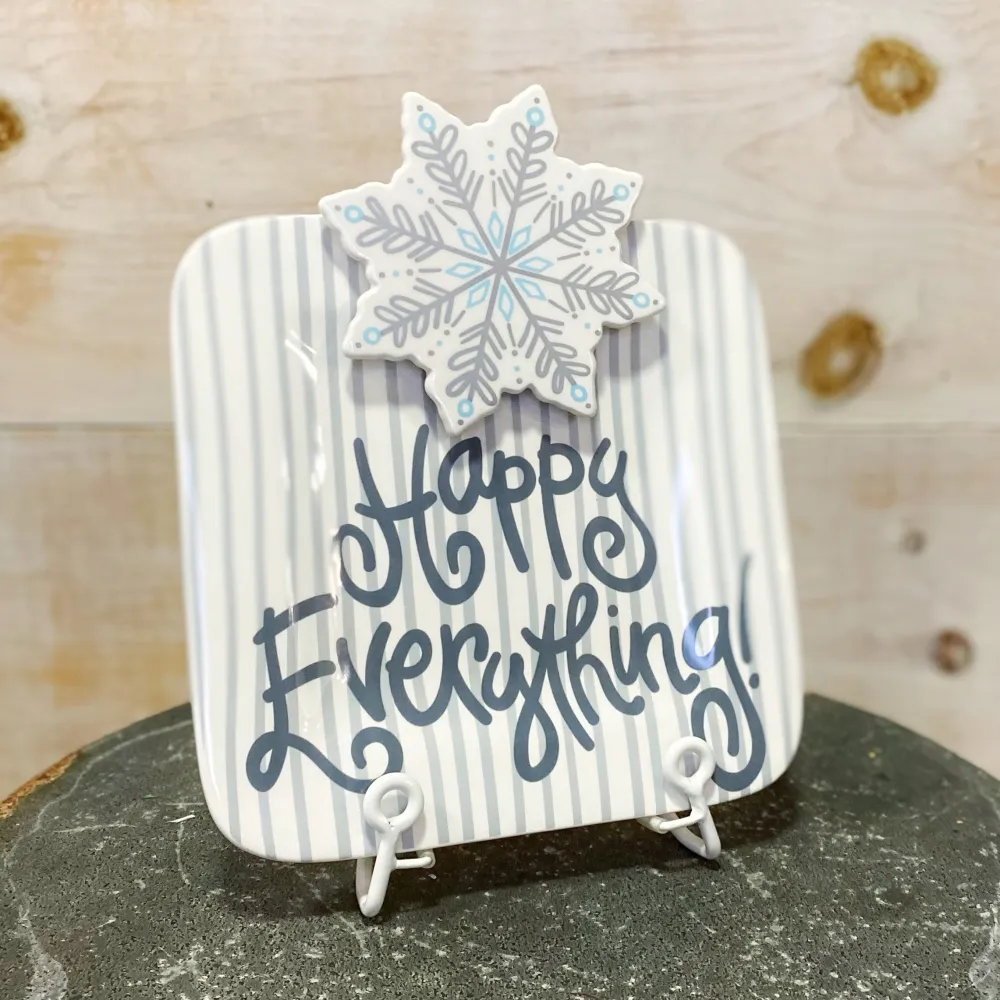 Happy Everything Snowflake Mini Attachment by !