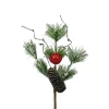Liberty Floral Snow Pine Cone Pick