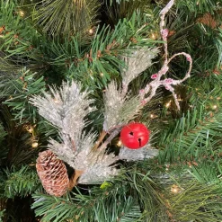 Liberty Floral Snow Pine Cone Pick