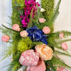 Miss Cayce's Spring Bloom Moss Wreath