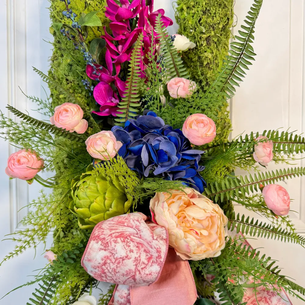 Miss Cayce's Spring Bloom Moss Wreath
