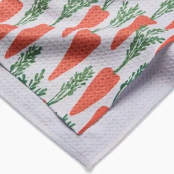 Geometry Spring Carrot Hill Tea Towel