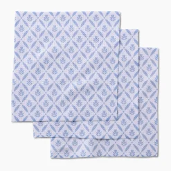 Geometry Spring Trellis Floral Dishcloth Set